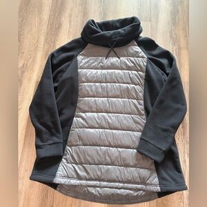 Lands' End Black and Gray Women's Jacket